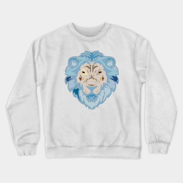 Lion 3 Crewneck Sweatshirt by Abstract Scribbler